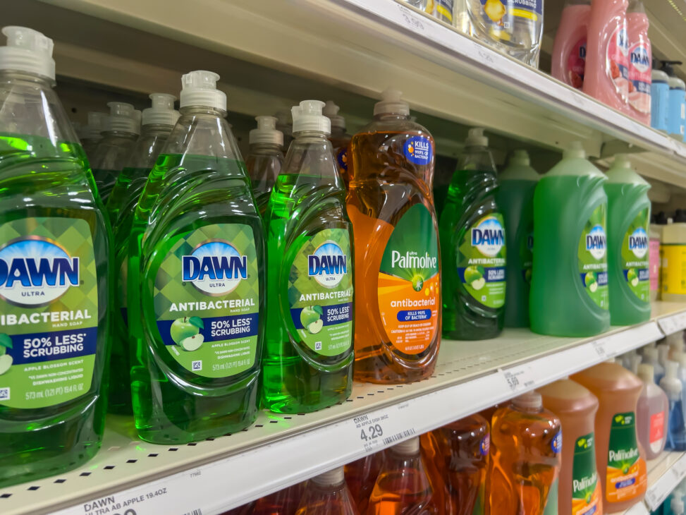 Homemade Dish Soap with baking soda